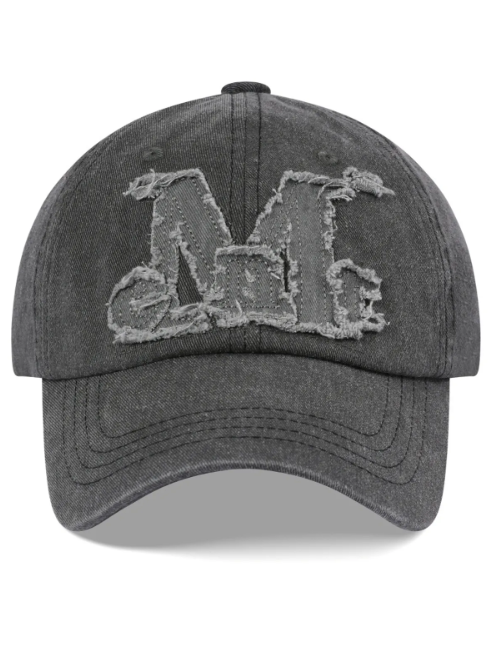韓國 Mucent Vintage Washing Applioue Ball Cap【MU002】