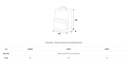 韓國 Mucent Donda Signature Logo Backpack【MU047】