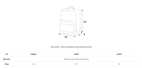 韓國 Mucent Mute Mini Backpack【MU046】