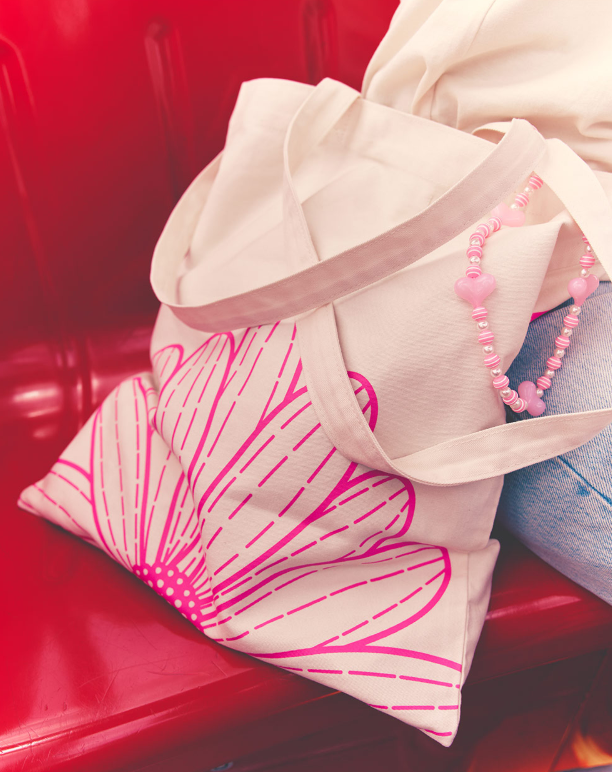 韓國 Mardi Mercredi Canvas Bag Flower Du Mardi【MM159】