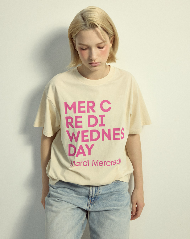 韓國 Mardi Mercredi Tshirt Du Mercredi【MM160】