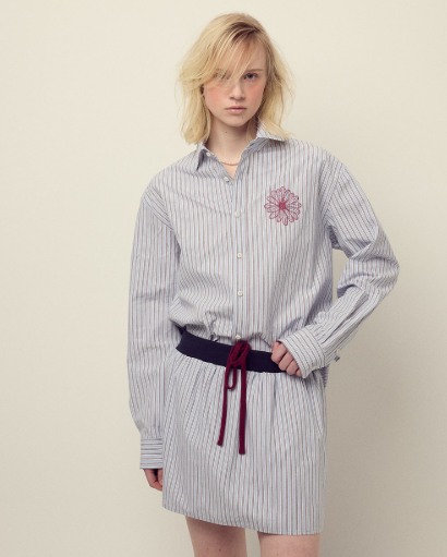 韓國 Mardi Mercredi Cotton Shirt Stripe【MM162】