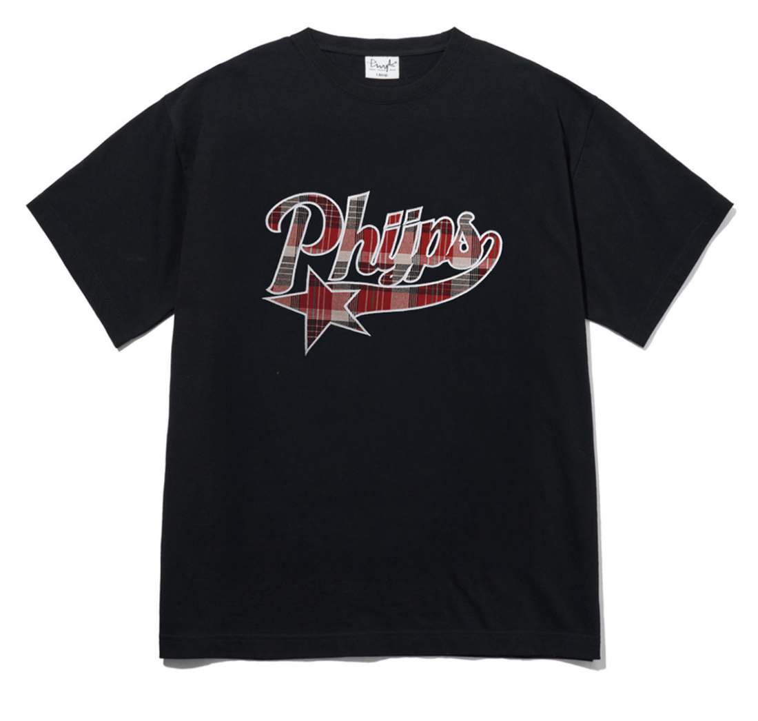 韓國 Phyps Check Startail Logo Short Sleeve T-Shirt【PS031】