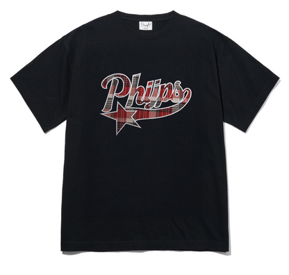 韓國 Phyps Check Startail Logo Short Sleeve T-Shirt【PS031】
