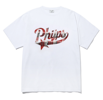 韓國 Phyps Check Startail Logo Short Sleeve T-Shirt【PS031】