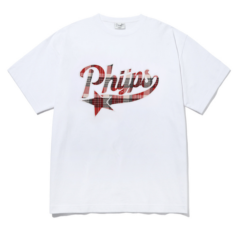 韓國 Phyps Check Startail Logo Short Sleeve T-Shirt【PS031】