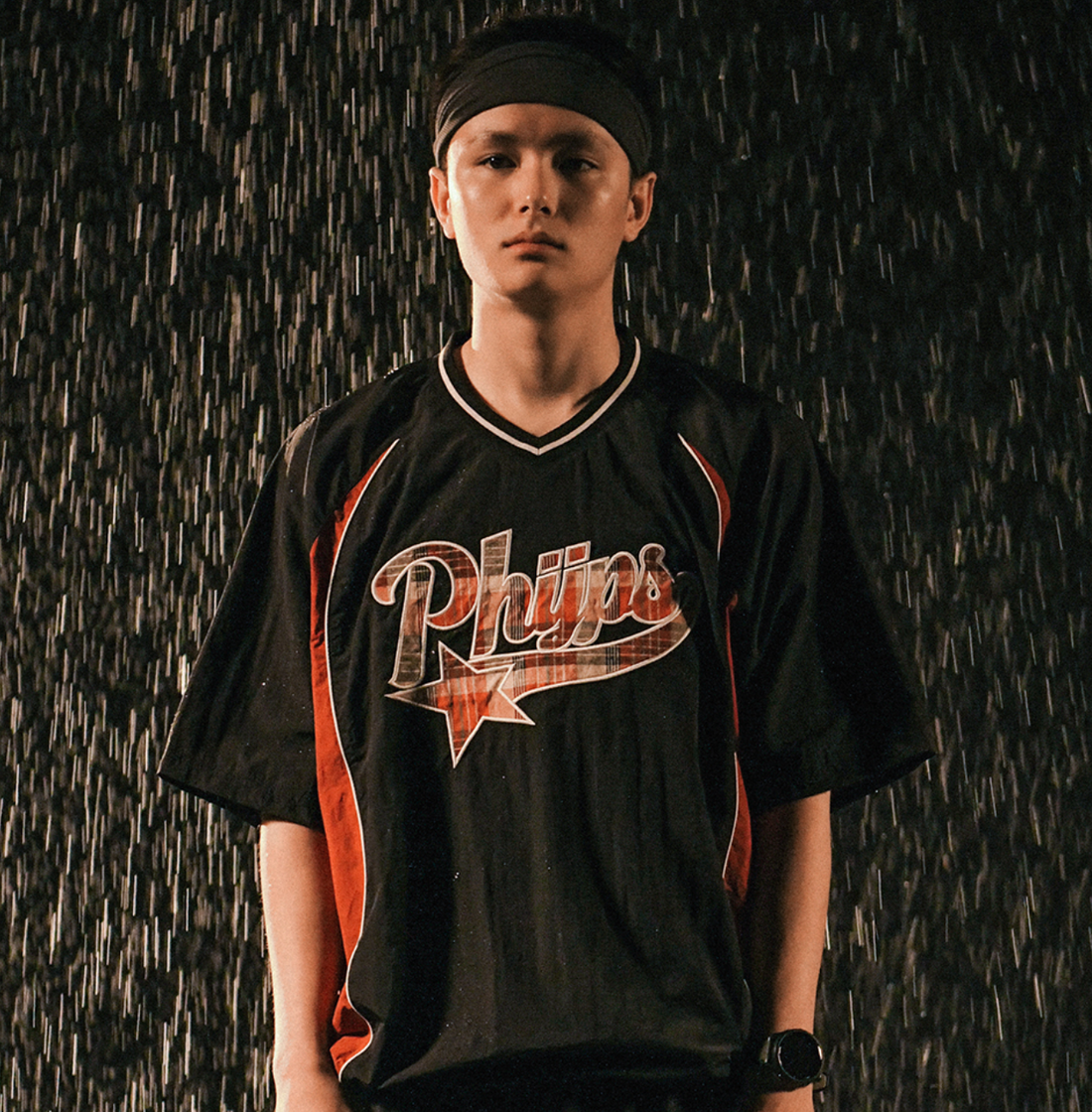 韓國 Phyps Check Startail String Short Sleeve T-Shirt【PS033】