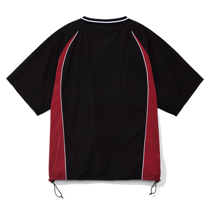 韓國 Phyps Check Startail String Short Sleeve T-Shirt【PS033】