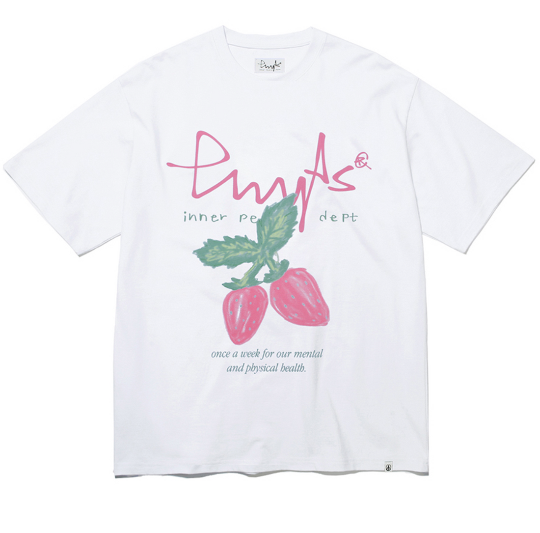 韓國 Phyps Strawberry Short Sleeve T-Shirt【PS036】