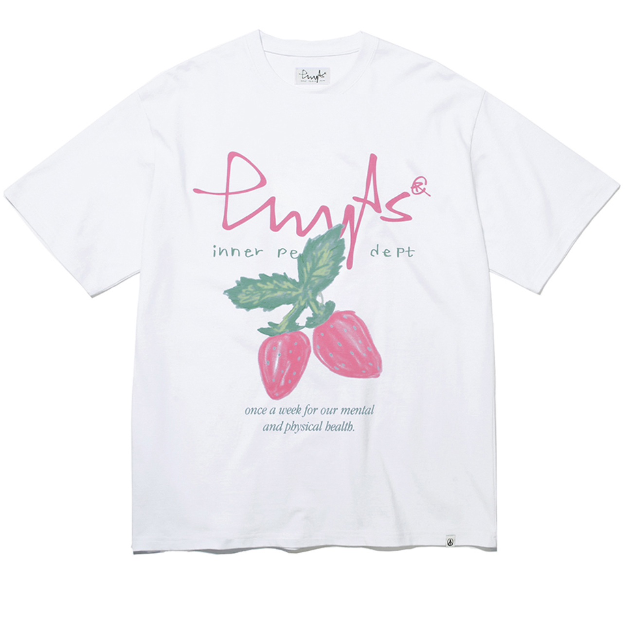 韓國 Phyps Strawberry Short Sleeve T-Shirt【PS036】