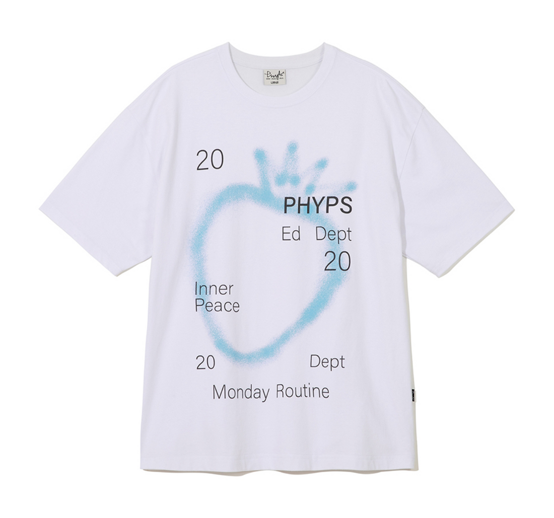 韓國 Phyps Spray Big Strawberry Short Sleeve T-Shirt【PS038】