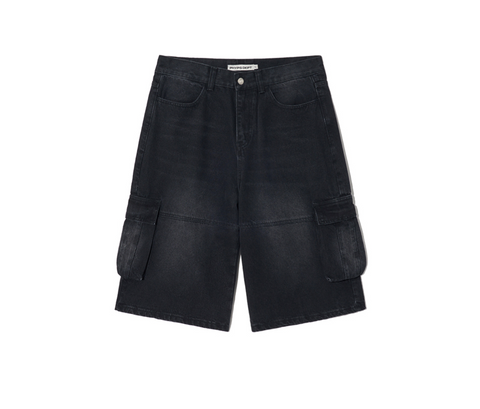 韓國 Phyps Bermuda Cargo Denim Pants【PS044】