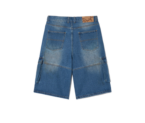 韓國 Phyps Bermuda Cargo Denim Pants【PS044】