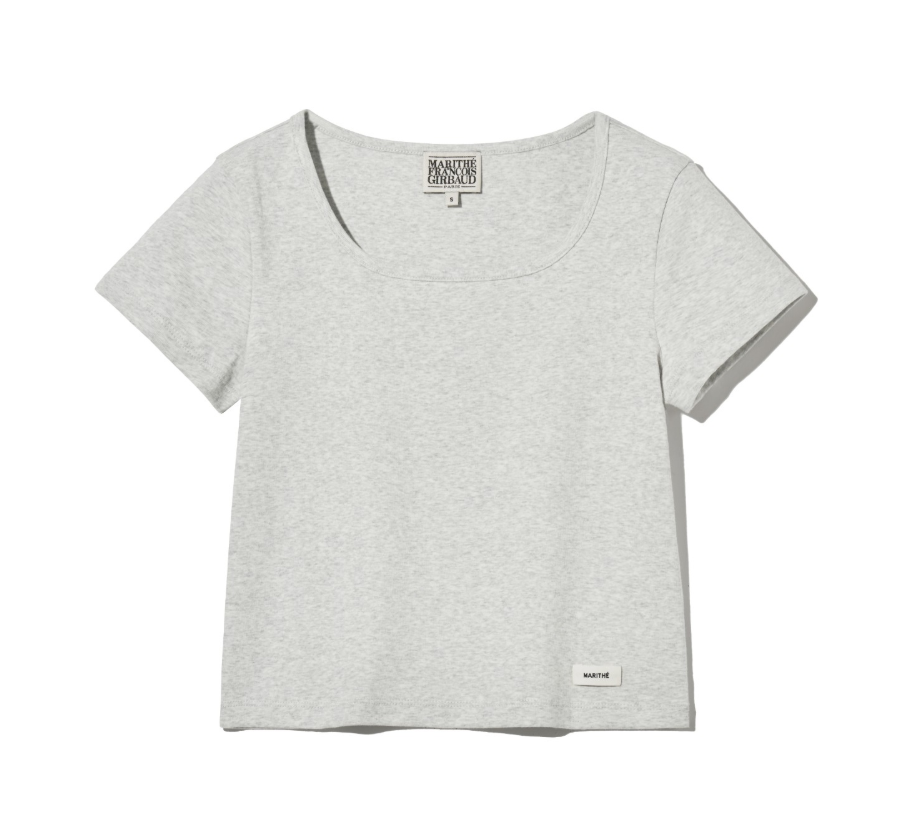 韓國 Marithe Francois Girbaud W Basic Crop Tee【MF700】