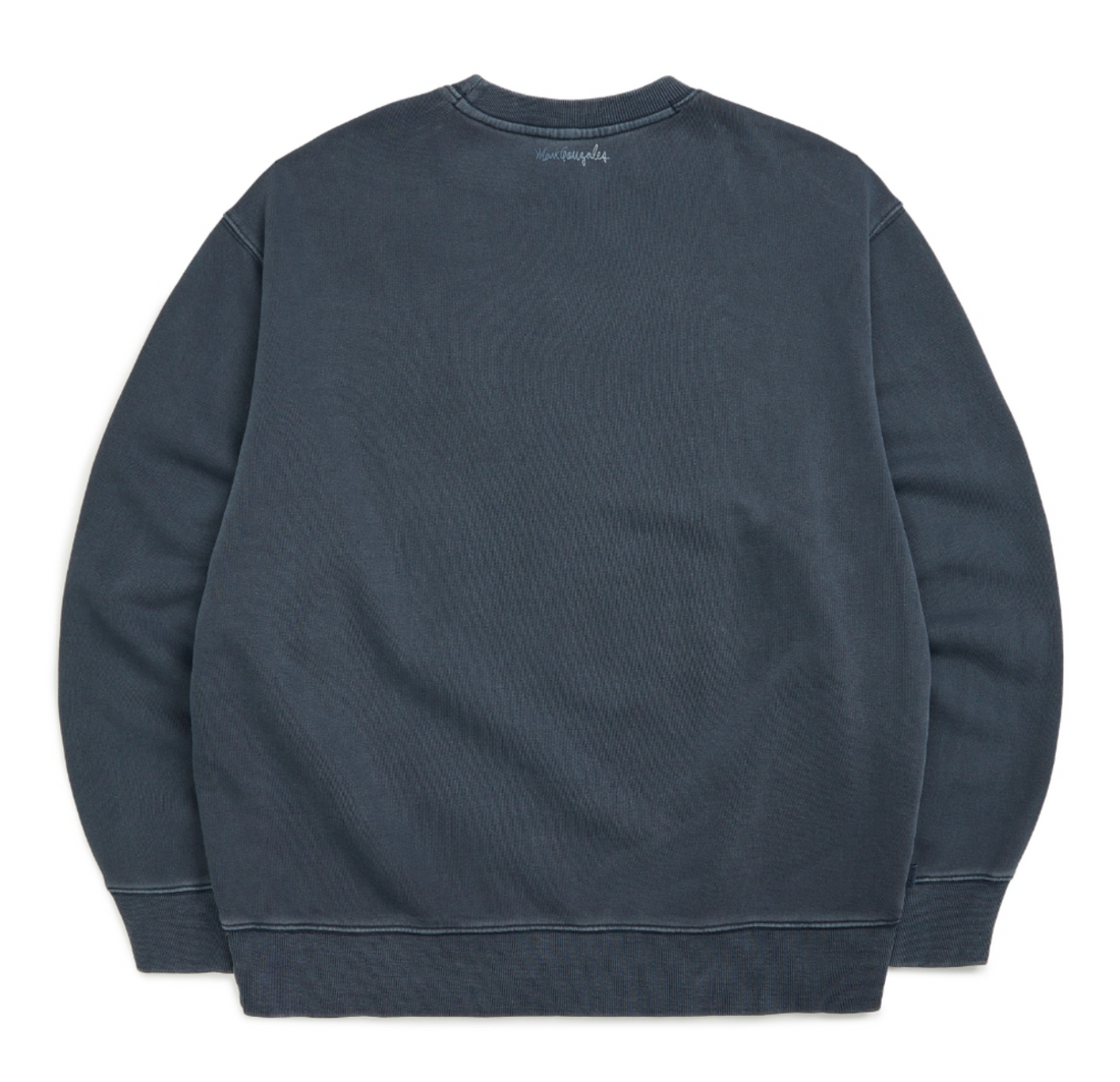韓國 Mark Gonzales BAD ANGEL Graphic Pigment Sweatshirt【MG126】