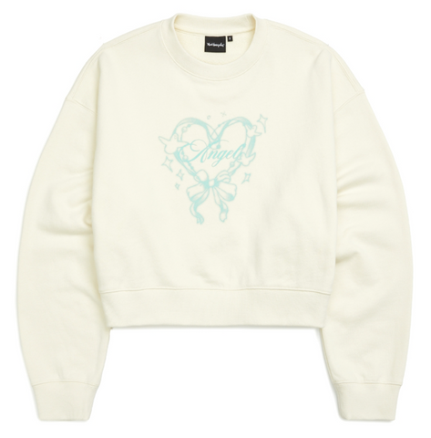 韓國 Mark Gonzales Women's Ribbon Graphic Sweatshirt 【MG129】