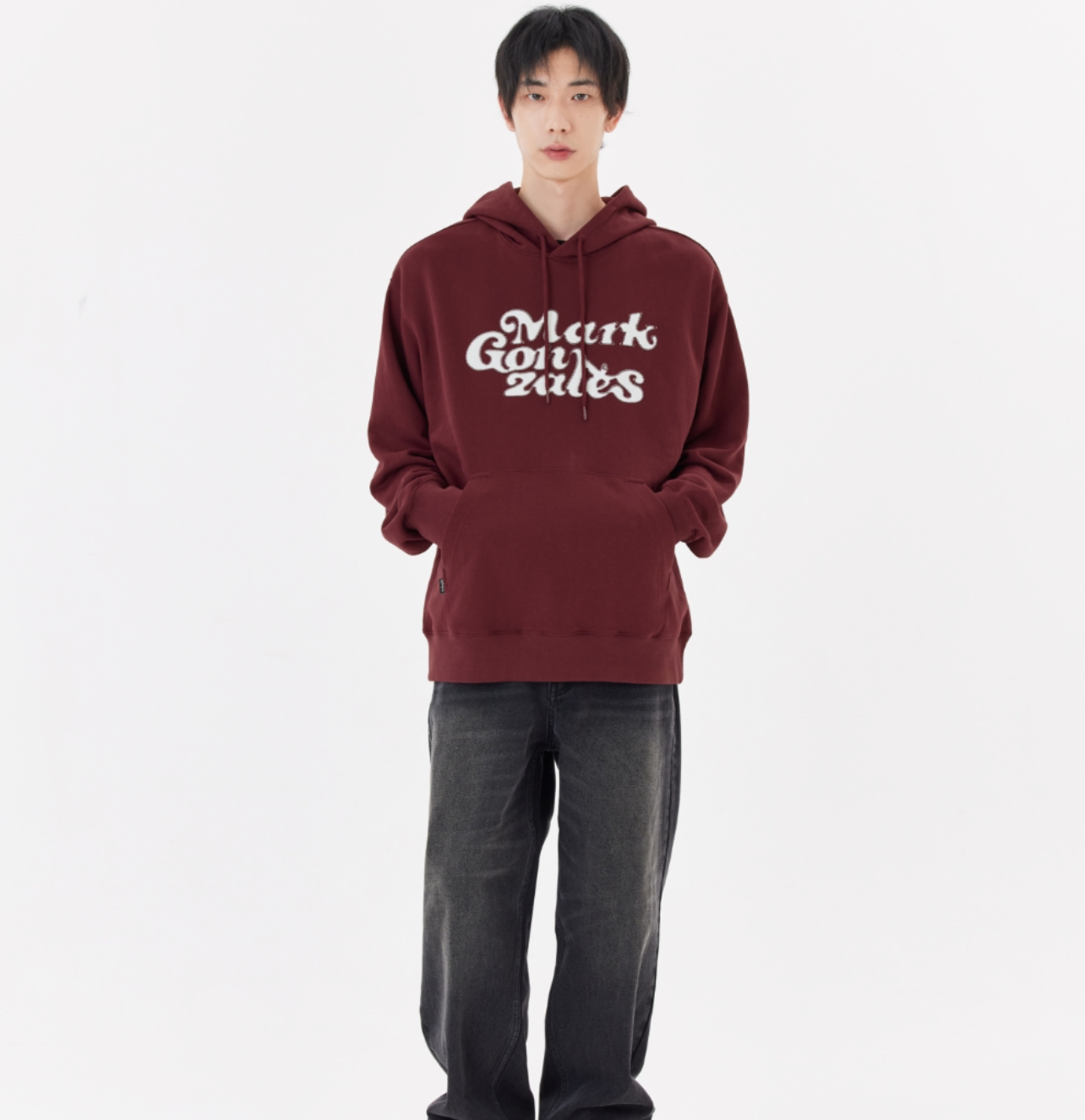 韓國 Mark Gonzales Yellow Washed Wide Denim Pants【MG130】