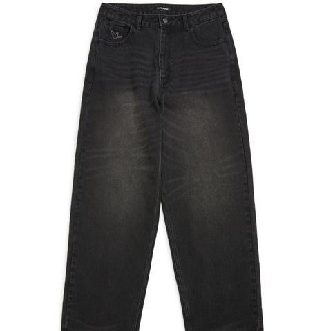 韓國 Mark Gonzales Yellow Washed Wide Denim Pants【MG130】