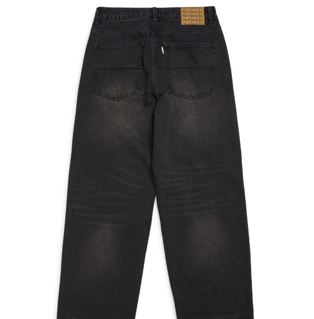 韓國 Mark Gonzales Yellow Washed Wide Denim Pants【MG130】