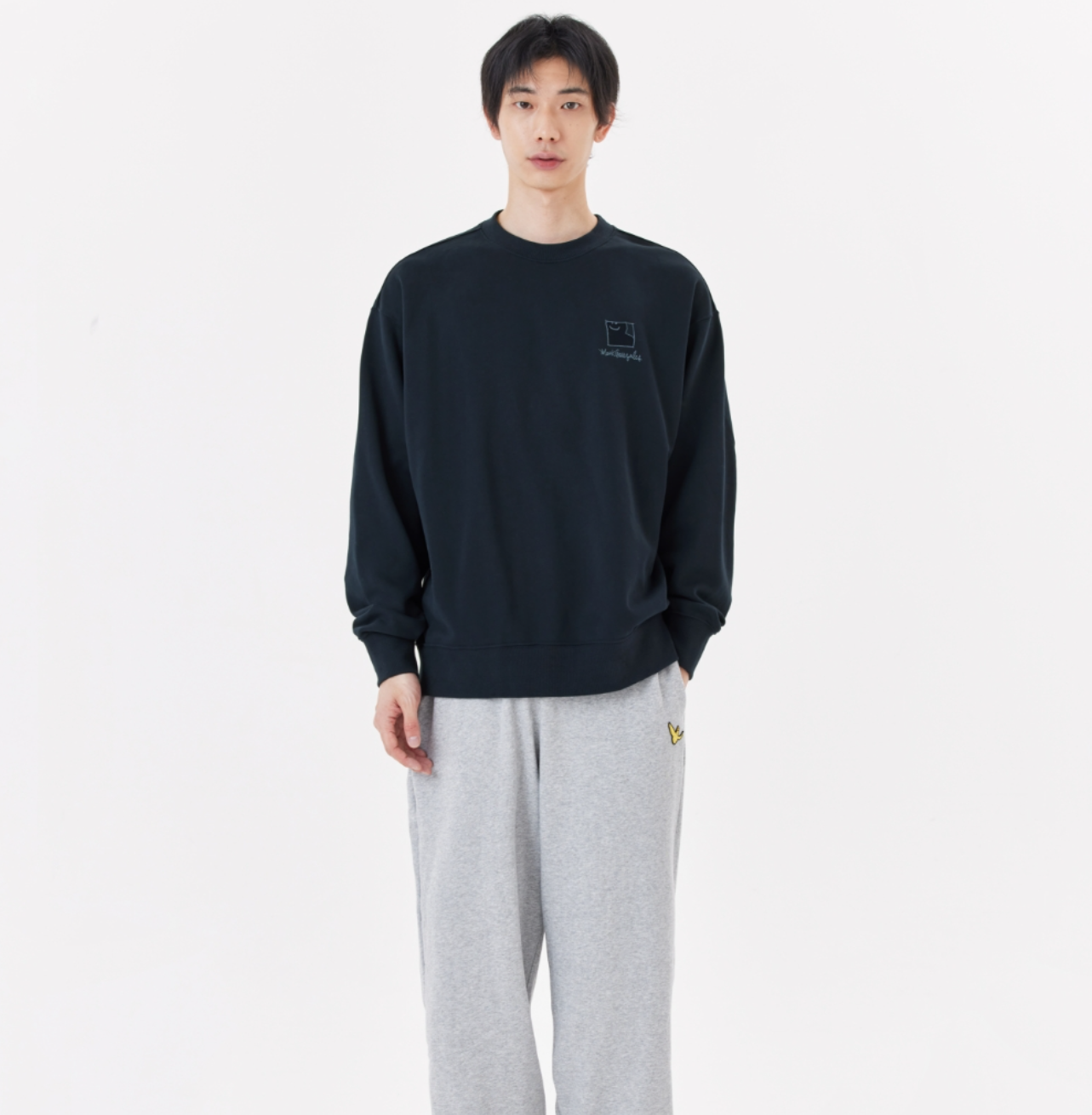 韓國 Mark Gonzales Square Shumu Wappen Sweatshirt【MG133】