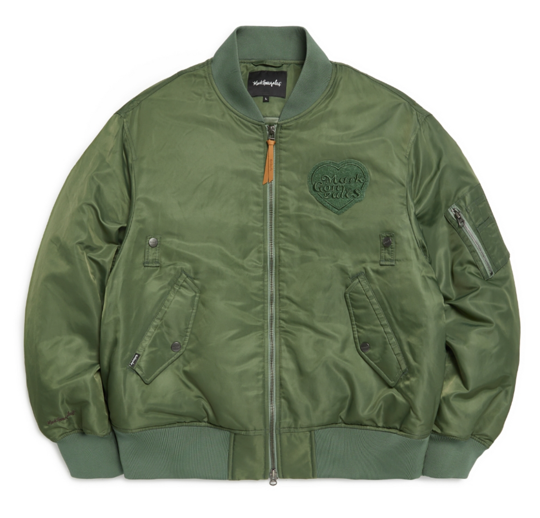 韓國 Mark Gonzales Heart Collection MA-1 Padded Jacket【MG134】