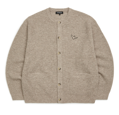 韓國 Mark Gonzales Angel Round Neck Knit Cardigan【MG137】