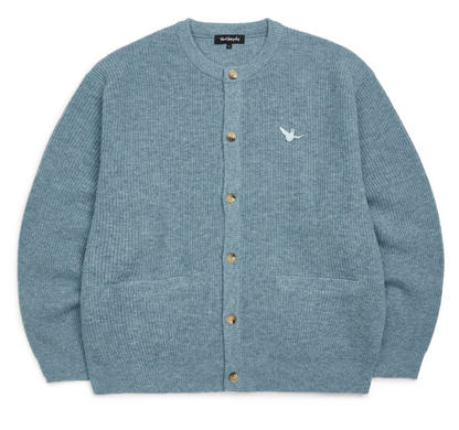 韓國 Mark Gonzales Angel Round Neck Knit Cardigan【MG137】