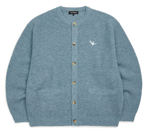 韓國 Mark Gonzales Angel Round Neck Knit Cardigan【MG137】
