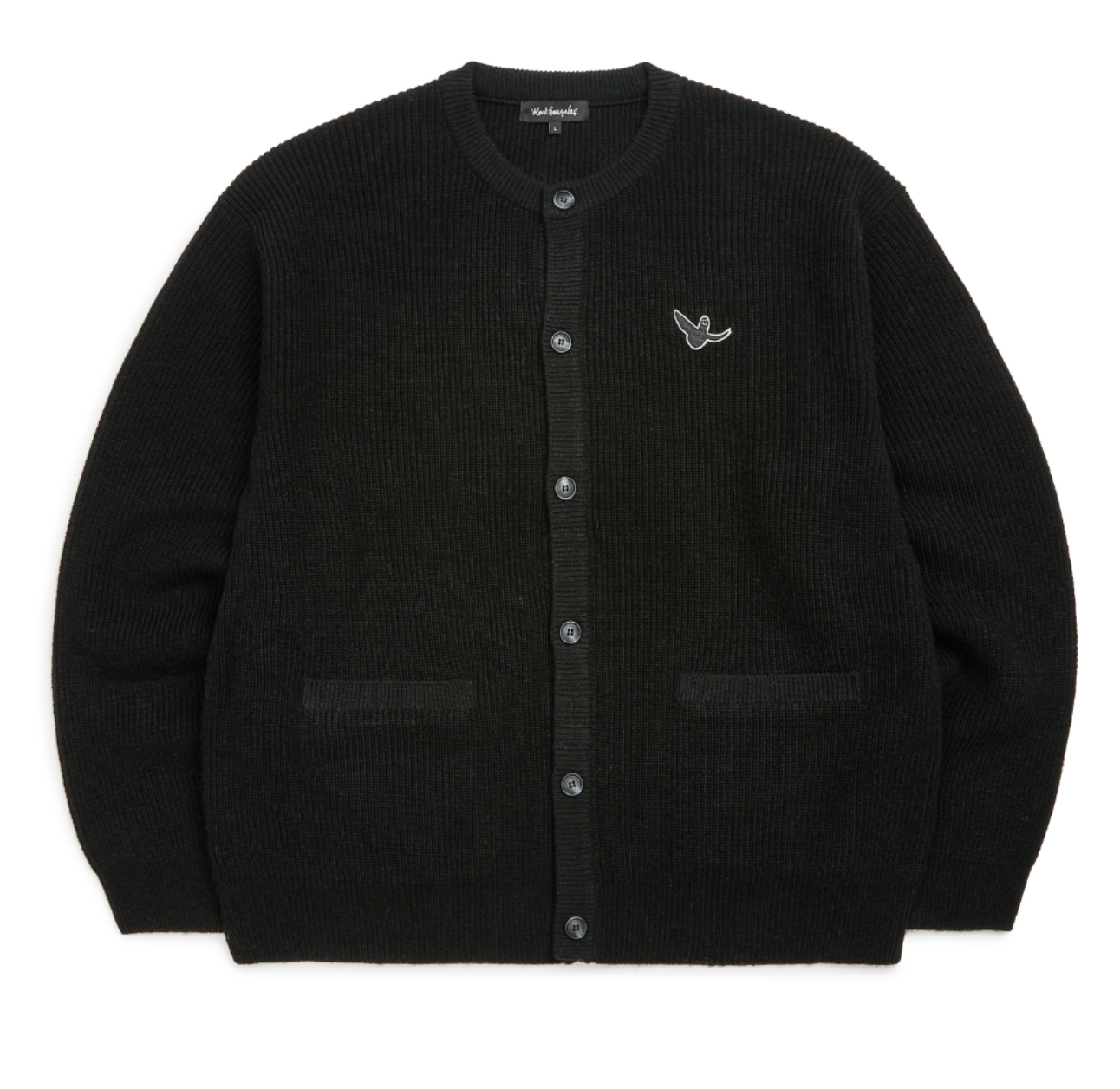 韓國 Mark Gonzales Angel Round Neck Knit Cardigan【MG137】
