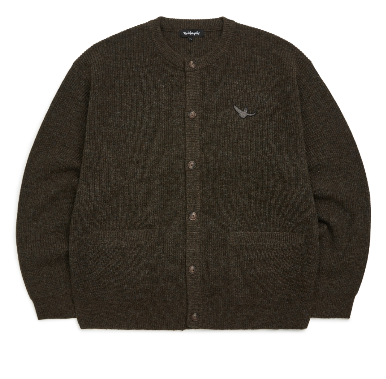 韓國 Mark Gonzales Angel Round Neck Knit Cardigan【MG137】