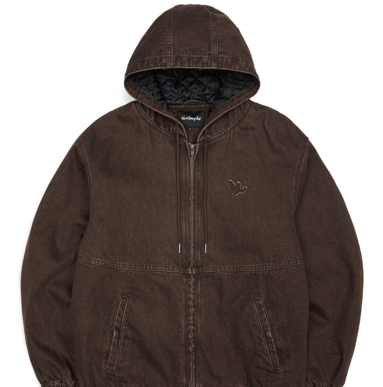 韓國 Mark Gonzales Angel Denim Hooded Padded Jacket【MG146】