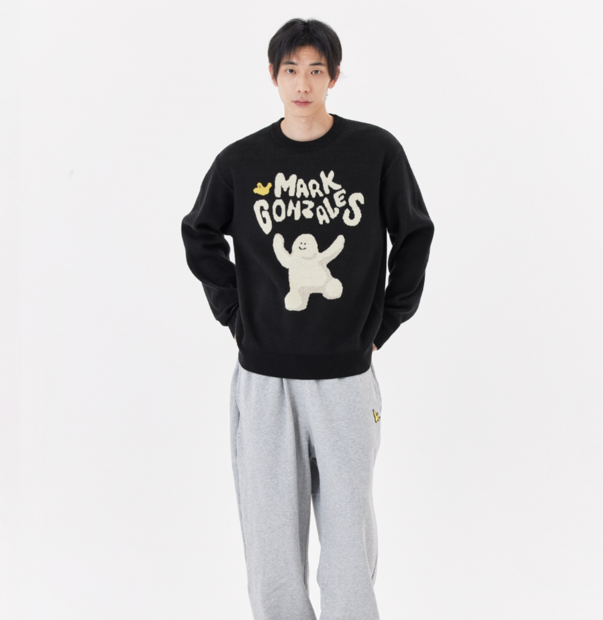 韓國 Mark Gonzales Happy Shumu Graphic Knit【MG147】