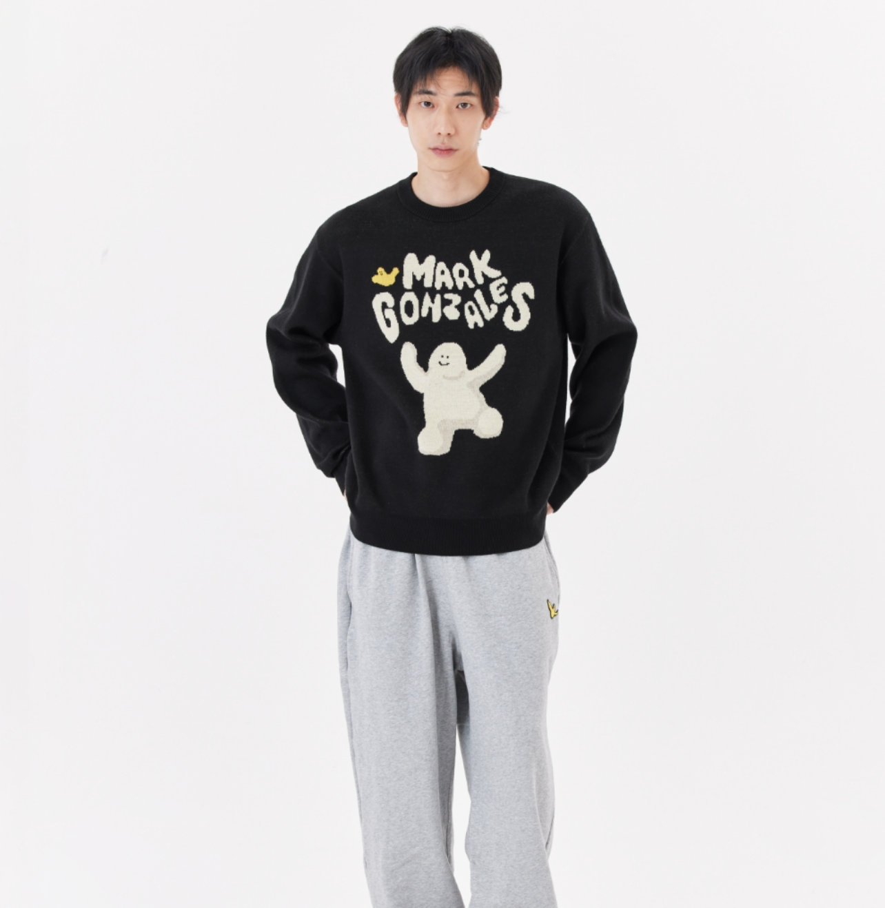 韓國 Mark Gonzales Happy Shumu Graphic Knit【MG147】