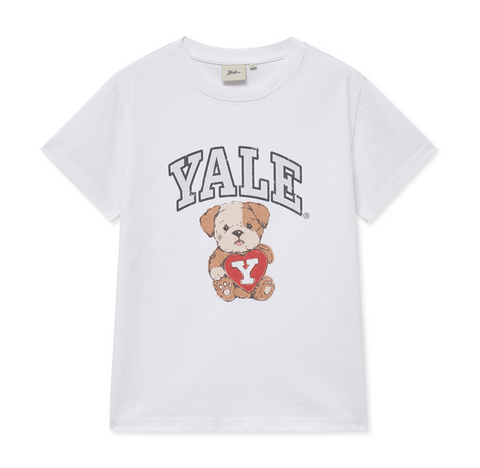 韓國 Yale Women's Teddy Dan Short Sleeve T-Shirt【YA020】