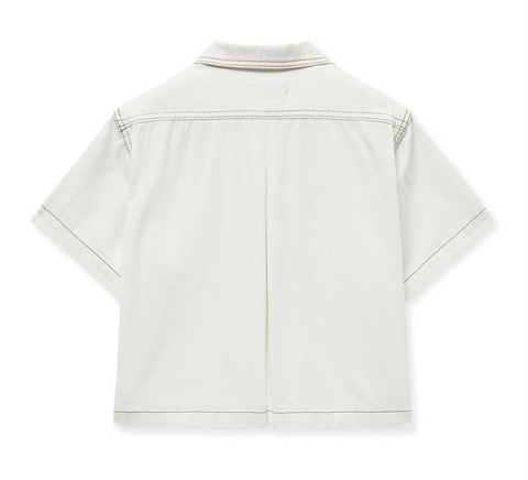 韓國 Yale Women's Crop Denim Shirt【YA021】