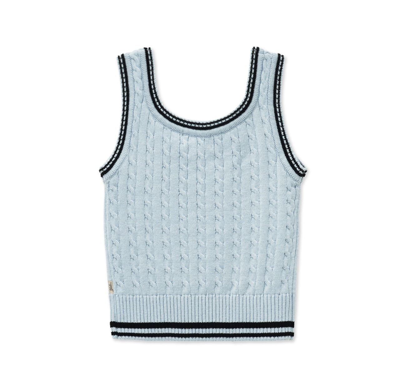 韓國 Yale Cable Knit Sleeveless【YA023】