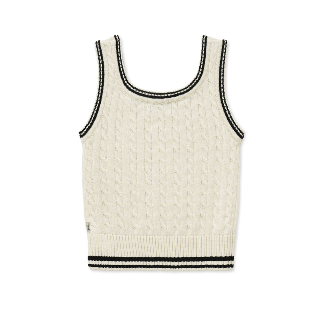 韓國 Yale Cable Knit Sleeveless【YA023】