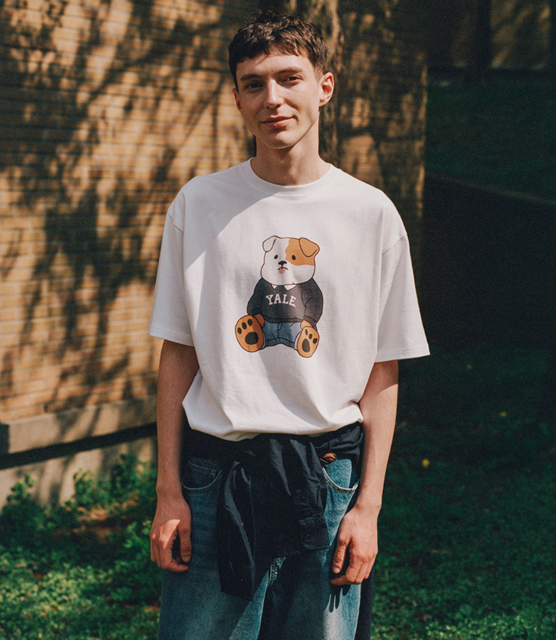 韓國 Yale Soft Bulldog Short Sleeve T-Shirt【YA024】