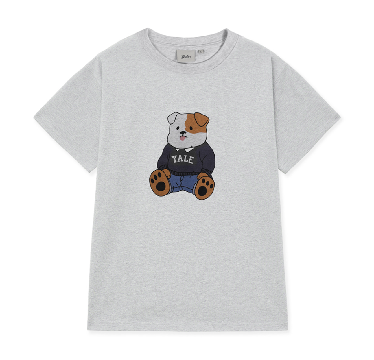 韓國 Yale Soft Bulldog Short Sleeve T-Shirt【YA024】