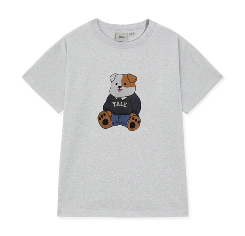 韓國 Yale Soft Bulldog Short Sleeve T-Shirt【YA024】