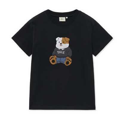 韓國 Yale Soft Bulldog Short Sleeve T-Shirt【YA024】
