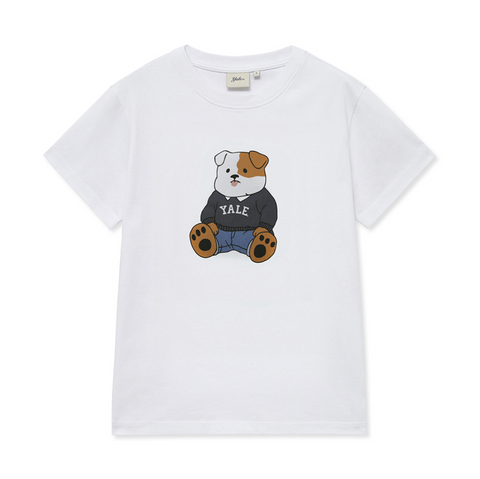 韓國 Yale Soft Bulldog Short Sleeve T-Shirt【YA024】