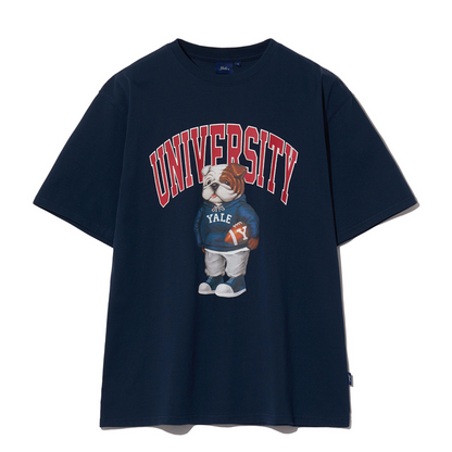 韓國 Yale University Dan Short Sleeve T-Shirt【YA025】