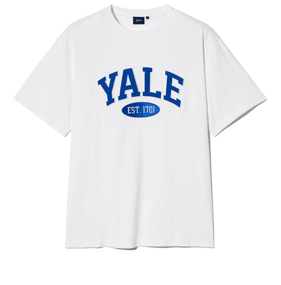 韓國 Yale Two-tone Arch Short-Sleeved T-shirt【YA026】