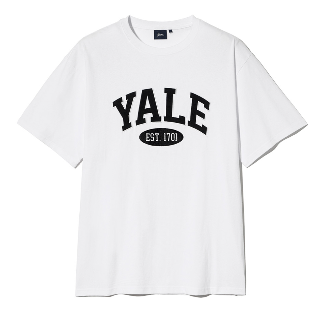 韓國 Yale Two-tone Arch Short-Sleeved T-shirt【YA026】