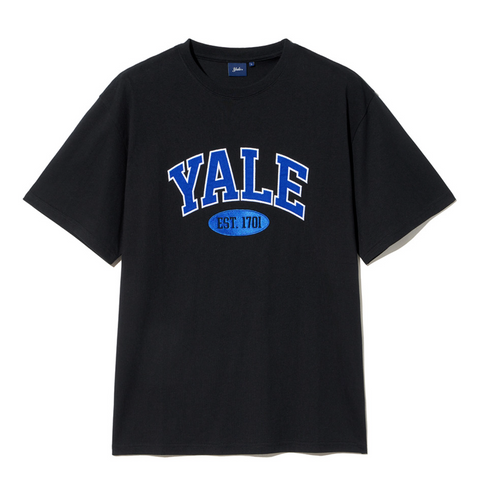 韓國 Yale Two-tone Arch Short-Sleeved T-shirt【YA026】