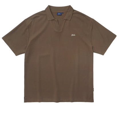 韓國 Yale Quick-Dry Slit Neck Polo Shirt【YA029】
