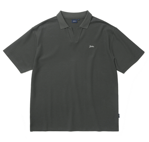 韓國 Yale Quick-Dry Slit Neck Polo Shirt【YA029】
