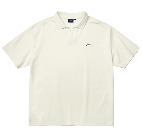 韓國 Yale Quick-Dry Slit Neck Polo Shirt【YA029】