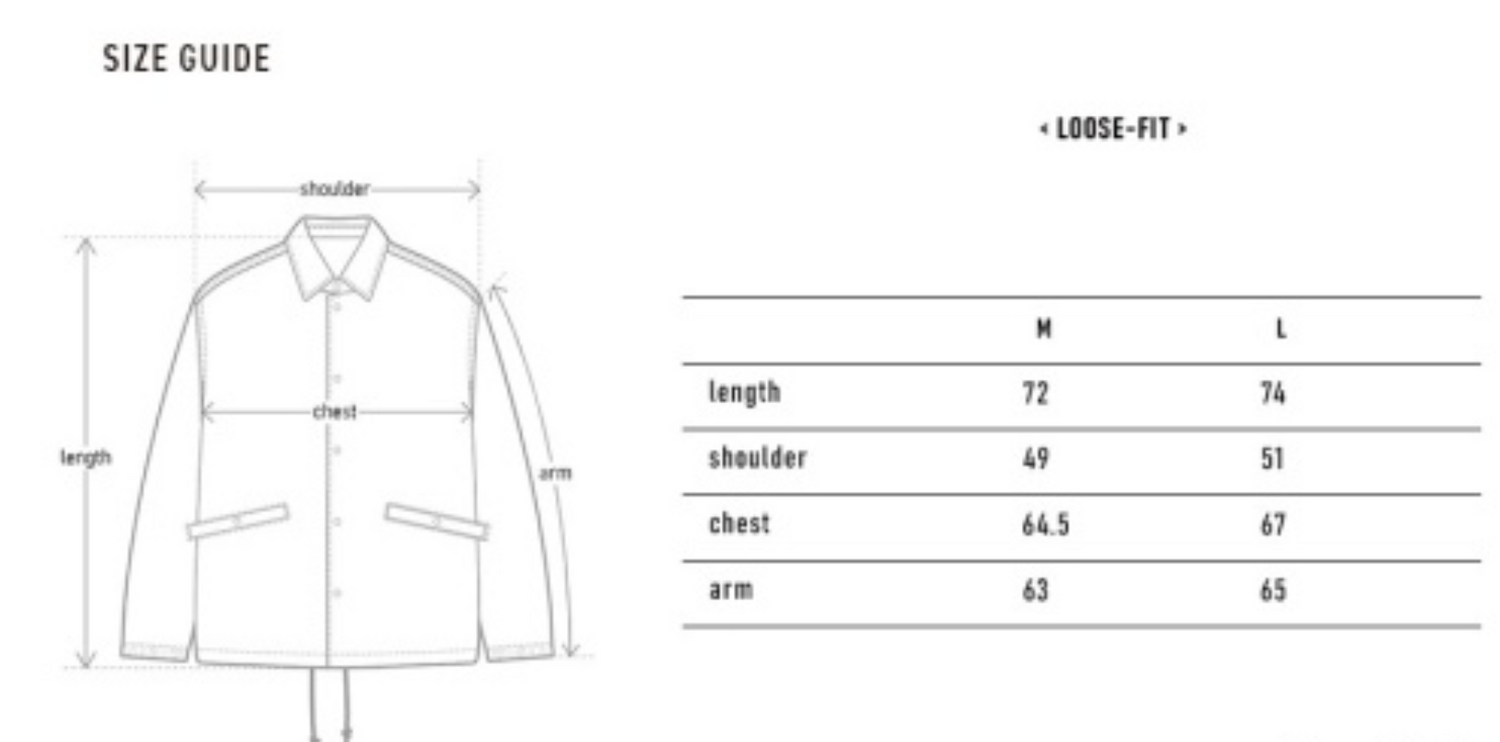 韓國 Markm Mark M Logo Coach Jacket【MA233】